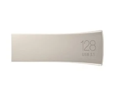USB atmintinė SAMSUNG BAR Plus 128GB USB 3.1 (Šampaninė sidabrinė) MUF-128BE3/EU