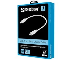 Sandberg USB-C įkrovimo laidas 0,2 m, 65 W