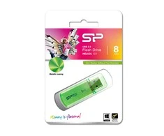 Silicon Power | Helios 101 | 8 GB | USB 2.0 | Žalias