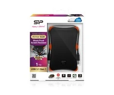 Išorinis kietasis diskas Silicon Power Armor A30 1TB 2.5 ", USB 3.1, Juodas