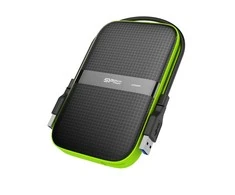 Išorinis kietasis diskas Silicon Power Armor A60 2TB SP020TBPHDA60S3K, Juodas/žalias