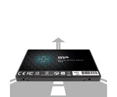 Silicon Power Slim S55 480 GB, SSD form factor 2.5", SSD sąsaja SATA, Rašymo greitis 440 MB/s, Skaitymo greitis 550 MB/s