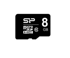 Silicon Power | 8 GB | Micro SDHC | Flash atminties klasė 10 | SD adapter