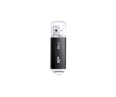 Silicon Power ULTIMA U02 64 GB, USB 2.0, Juodas