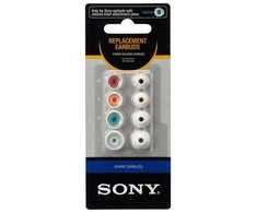 Sony EP-EX10A papildomi ausų kištukai ausinėms 4 vnt. (Balti)