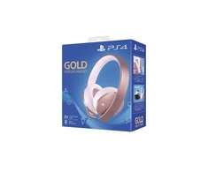 Belaidės ausinės Sony PlayStation Gold Wireless Headset Rose Gold Edition