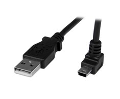 StarTech.com 1m, Mini USB-A - Mini-B USB kabelis 2.0 USB A Mini-USB B Juoda