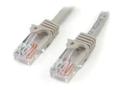 StarTech.com 45PAT1MGR tinklo kabelis 1 m Cat5e U/UTP (UTP) Pilka