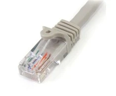 StarTech.com 45PAT1MGR tinklo kabelis 1 m Cat5e U/UTP (UTP) Pilka