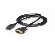 StarTech.com DP2DVI2MM6 vaizdo kabelio adapteris 1,8 m DisplayPort DVI-D Juoda