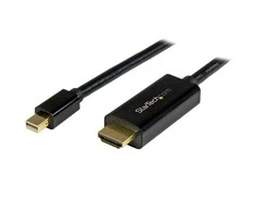 StarTech.com MDP2HDMM3MB vaizdo kabelio adapteris 3 m Mini DisplayPort HDMI Juoda
