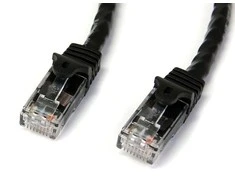 StarTech.com N6PATC3MBK tinklo kabelis 3 m Cat6 U/UTP (UTP) Juoda