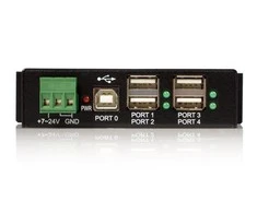 StarTech.com ST4200USBM sąsajos šakotuvas USB 2.0 Type-B 480 Mbit/ai Juoda