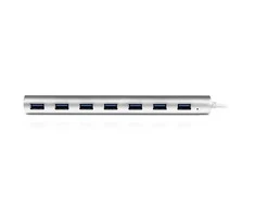 StarTech.com ST73007UA sąsajos šakotuvas USB 3.2 Gen 1 (3.1 Gen 1) Type-A 5000 Mbit/ai Sidabras, Balta