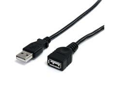 StarTech.com USBEXTAA6BK USB kabelis 1,83 m USB A Juoda