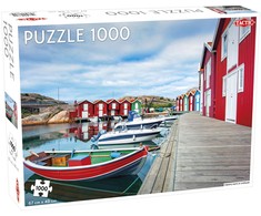 Tactic Dėlionė 1000 vnt. - Žvejybos nameliai Smogene