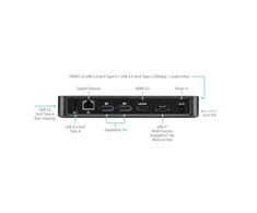 TARGUS USB-C MULTI-FUNCTION DISPLAYPORT ALT. MODE TRIPLE VIDEO DOCKING STATION WITH 85W POWER