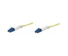 Intracom Techly 1m LC/LC 9/125 optinio pluošto kabelis Geltona