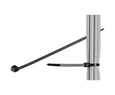Goobay Techly 280 x 4.8mm kabelių tvirtinimo dirželis Nailonas Juoda 100 vnt