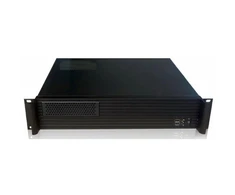 Techly Kompaktiškas  PC korpusas ATX Rack 19 colių 2U juodas dėklas