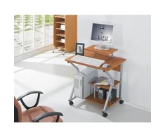 Techly ICA-TB 218 kompiuterio stalas Sidabras, Medis