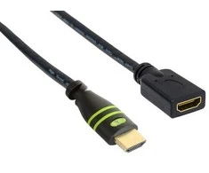 TECHLY 106824 Techly Monitorius ilgintuvas HDMI-HDMI M/F 0,2m Ethernet 4K 60Hz juodas