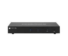 TECHLY 101928 2 prievadų DisplayPort/USB dviejų monitorių KVM jungiklis 2x1 su garsu