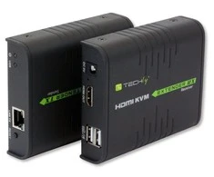 Techly IDATA HDMI-KVM2 KVM ilgintuvas Siųstuvas ir imtuvas