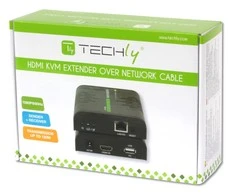 Techly IDATA HDMI-KVM2 KVM ilgintuvas Siųstuvas ir imtuvas