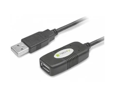 TECHLY 023646 Techly USB 2.0 aktyvusis ilgintuvas USB A/USB A M/F 10m juodas