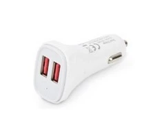 Techly IUSB2-CAR2-4A2P mobiliojo įrenginio kroviklis Automatinis Balta