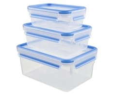 Tefal K30289 indas maistui laikyti „Box“ Stačiakampio formos Permatomas 3 vnt