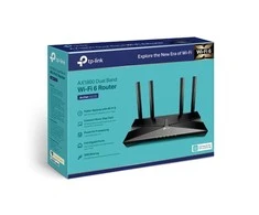 TP-LINK Archer AX20 belaidis maršrutizatorius Dviguba juosta (2,4 GHz / 5 GHz) Gigabitinis eternetas Juoda