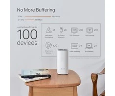 Maršrutizatorius Prieigos taško belaidis WiFi TP-LINK Deco P9 (3 paketas) (300 Mb/s – 802.11 b/g/n, 867 Mb/s – 802.11 a/n/ac)