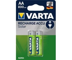 Varta AA HR6 Pakraunamos Baterijos Solar 800mAh 2vnt