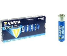 Varta Alkaline, 1.5 V, AAA Vienkartinė baterija Šarminis