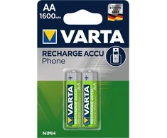 Varta AA Įkraunami Elementai 1600mAh 1,2V 2 Vnt