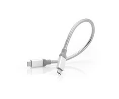 Verbatim 48867 USB kabelis 0,3 m 3.2 Gen 2 (3.1 Gen 2) USB C Sidabras