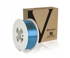 Verbatim 55056 eksploatacinė medžiaga 3D spausdintuvams Polietileno tereftalato glikolis (PETG) Mėlyna, Permatomas 1kg