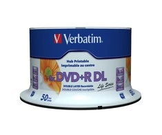 Verbatim 97693 neįrašytas DVD diskas 8,5 GB DVD+R DL 50 vnt