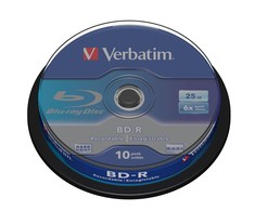 Verbatim BD-R SL 25GB 6 x 10 Pack Spindle 10 vnt