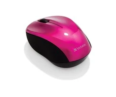 Kompiuterinė pelė Verbatim Go Nano Wireless Mouse Hot Pink/ belaidė