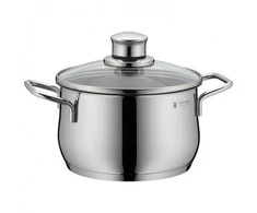 Puodų rinkinys, 4pc, WMF 07.3004.9990 4, Nerūdijantis plienas, Indaplovė proof, Lid included