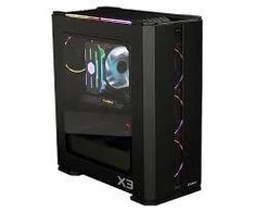 ZALMAN X3 juodas Zalman Chasis X3 juodas Tempered glass.4 X RGB LED FANS.2 x RGB LED bars on top