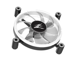 Zalman ZM-LF120 kompiuterio aušinimo komponentas Kompiuterio korpusui Ventiliatorius 12 cm Juoda, Balta