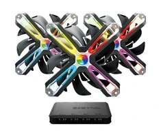 Zalman ZM-SF120A3 kompiuterio aušinimo komponentas Kompiuterio korpusui Ventiliatorius 12 cm Juoda