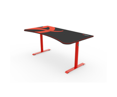Žaidimų stalas Arozzi Arena Gaming Desk, Reguliuojamo aukščio 710-810mm, Raudonas