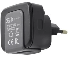 2 lizdų USB tinklo kroviklis 2400mA TREVI TA 240