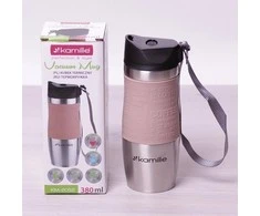 Termopuodelis Kamille KM-2052 (380 ml) smėlio spalvos