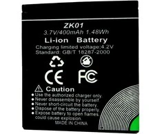 AGFA AGFAPHOTO ZK01 ličio jonų akumuliatorius 3,7 V 400 mAh 1,48 Wh